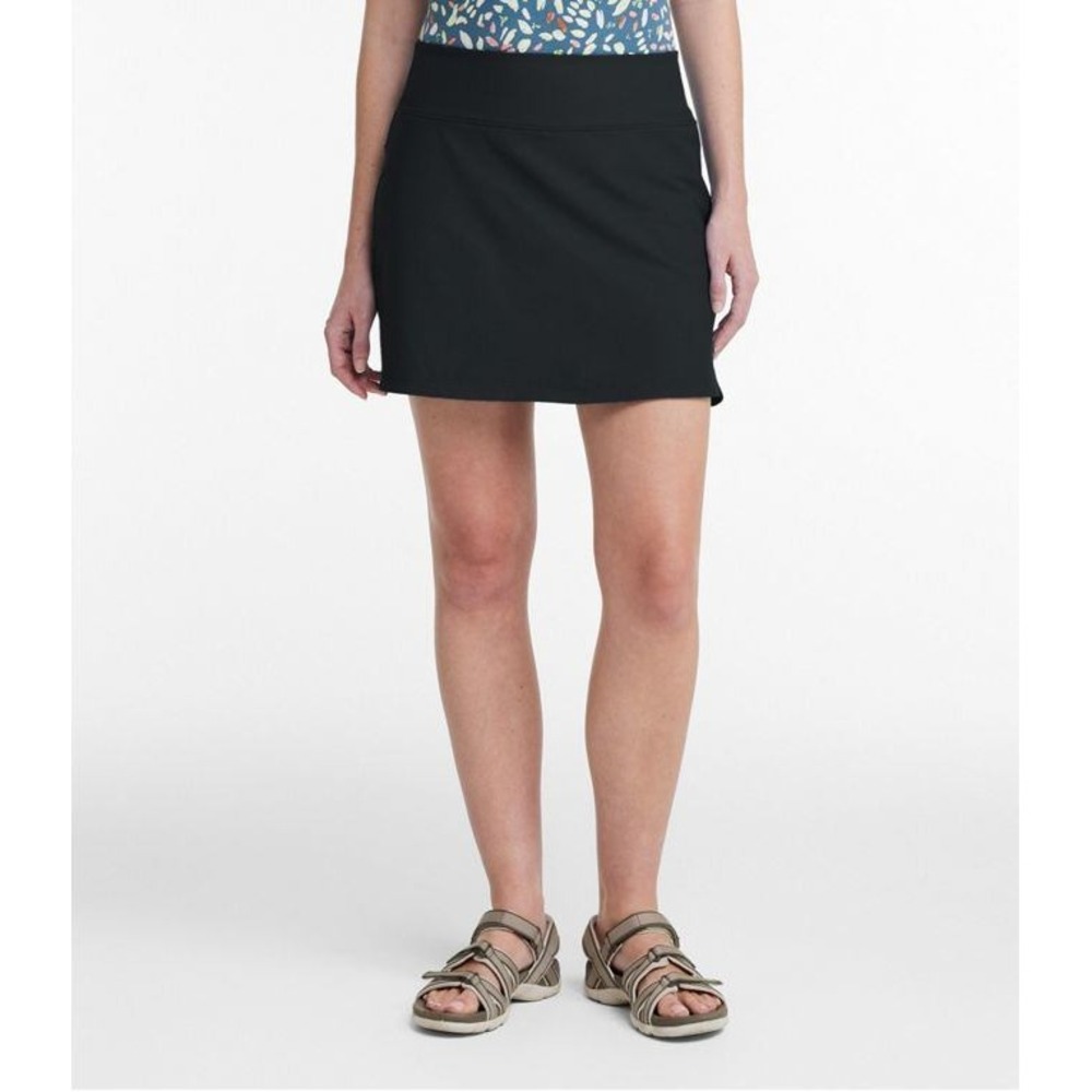 L.L. Bean Everyday Performance Skort Women's Small Black Active UPF 50+ Outdoor